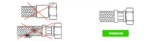 Как правильно подключить водопроводные шланги к смесителю. Монтаж гибкой подводки своими руками
