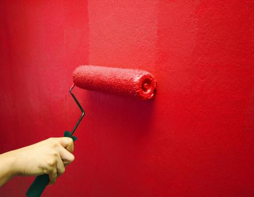 Как покрасить бетонные стены. Покраска бетонных стен