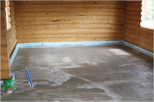 Гидроизоляция бетонного пола в бане. Варианты пола для бани