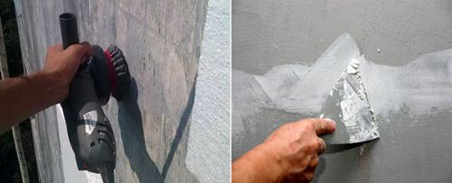 Как покрасить бетонную стену. Проведение подготовительных работ